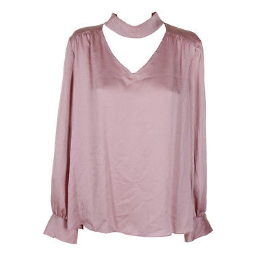 Vince Camuto choker blouse